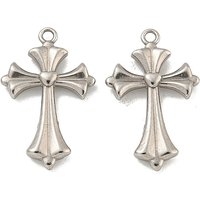 Pendentif Croix en Acier Inoxydable 304 Non-Tarnissant — Breloques et pendentifs