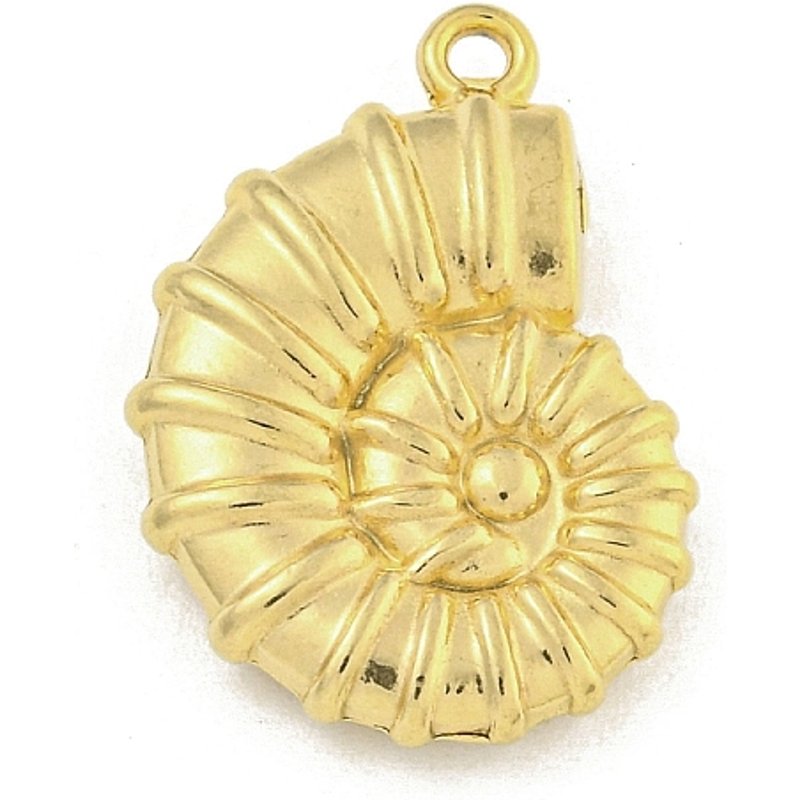 Pendentif en Acier Inoxydable 304 avec Charm Snail Shell — Breloques et pendentifs