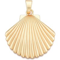 Charms en forme de coquillage doré, sans plomb, sans nickel, sans cadmium — Breloques et pendentifs