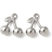 Charm en Acier Inoxydable 304, Cerise, Anti-Tarnish, 11.5mm