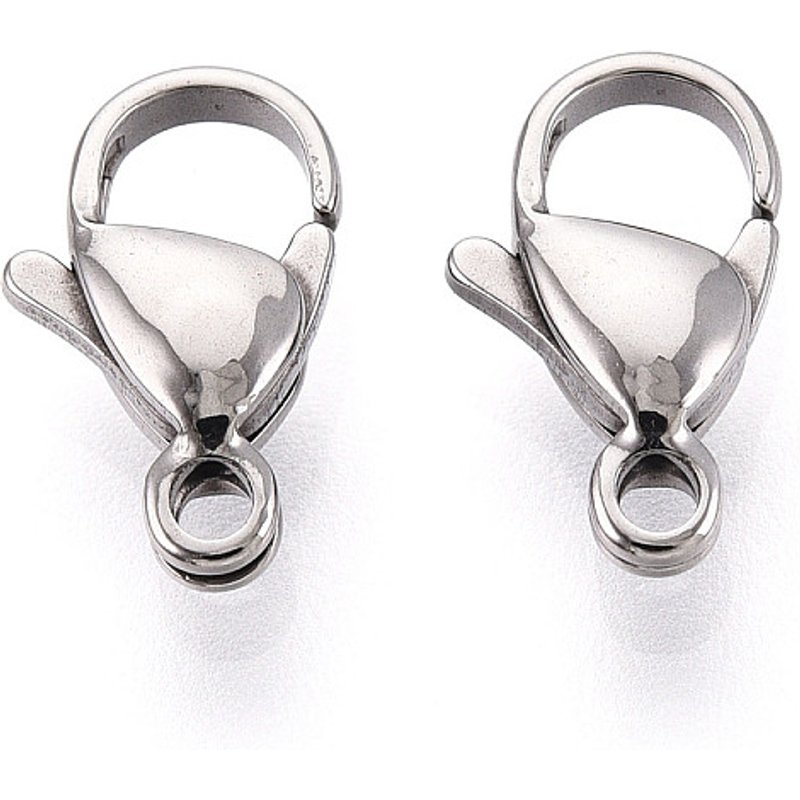 Attaches de homard en acier inoxydable 304, 11.8-12.1mm — Accessoires pour bijoux