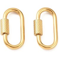 Carabine en acier inoxydable 304 avec plaquage en or 18K — Accessoires pour bijoux