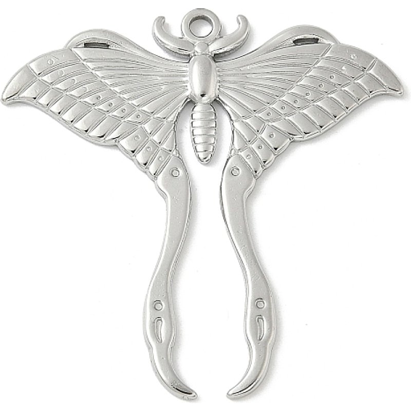 Pendentifs de Moth en Acier Inoxydable 304, Charms Insectes, Non-Tarnis — Breloques et pendentifs