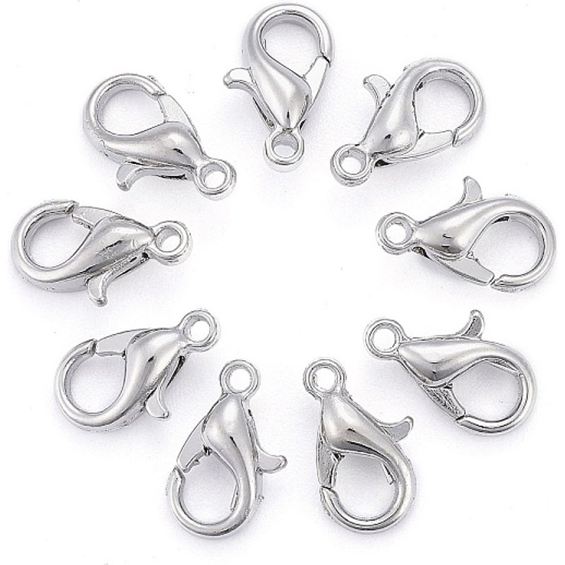 Zinc Alloy Lobster Claw Clasps, Parrot Trigger Clasps, 10x6mm — Jewelry Findings