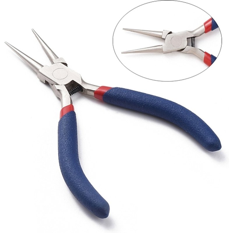 Jewelry Pliers #50 Steel Round Nose with Random Pattern — Jewelry Making Tools