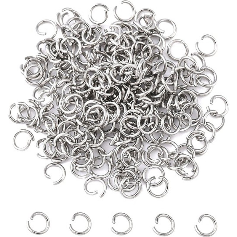 Anneaux ouverts en acier inoxydable 304, résistants à l'oxydation, 22 Gauge — Accessoires pour bijoux