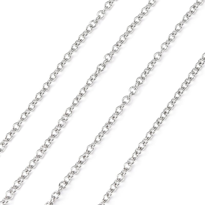 Chaînes de câble en acier inoxydable 304, soudées, ovales, 164,04 pieds — Chaînes, fils et cordons