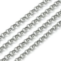 Chaînes Rolo en Acier Inoxydable 304, Non Soudées, 5x1.5mm — Chaînes, fils et cordons