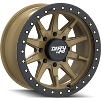 Dirty Life 9304 DT-2 Gold Wheels - 20x9 - 8x170 Bolt Pattern — Wheels & Rims