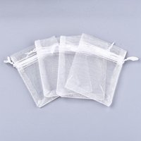 Sacs en Organza avec Cordon pour Mariages et Fêtes — Rangement et présentation