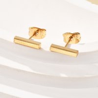 Boucles d'oreilles Crawler Cuboid en acier inoxydable 304 hypoallergéniques — Boucles D'oreilles