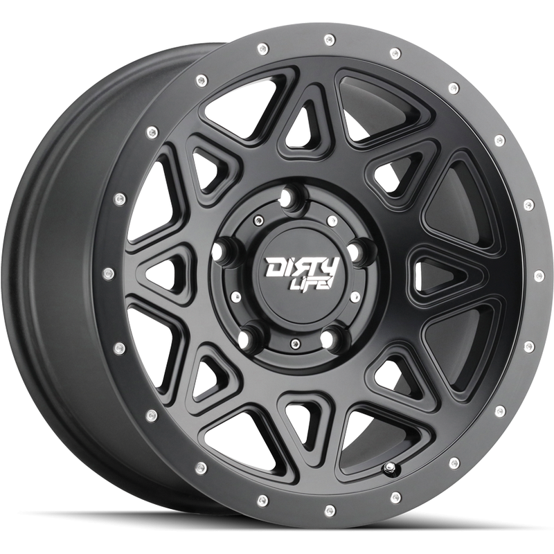 Dirty Life 9305 Theory Satin Black 20x9 Rims 6x135 Bolt Pattern — Wheels & Rims