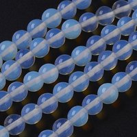 Opalite Beads Strands, Round 8mm, 1mm Hole, 50pcs/Strand — Jewelry Beads