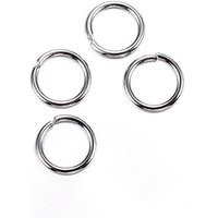 Anneaux ouverts en acier inoxydable 304 résistant au ternissement 4x0.6mm — Accessoires pour bijoux