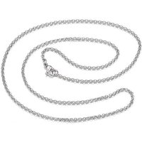 Collier en Acier Inoxydable Rolo de 23,62 pouces — Collier pendentif