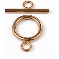 Fermoirs à bascule en acier inoxydable 304 plaqués ioniquement - Doré — Accessoires pour bijoux