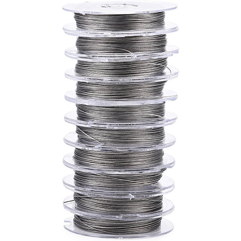 Fil en acier inoxydable 201, résistant au ternissement, 0,38 mm, 32,8 pieds/rouleau