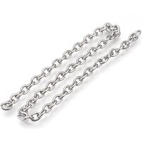 Chaînes de câble en acier inoxydable 304, non soudées, rouleau de 82,02 pieds