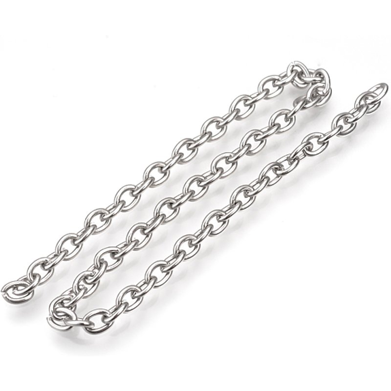 Chaînes de câble en acier inoxydable 304, non soudées, rouleau de 82,02 pieds — Chaînes, fils et cordons
