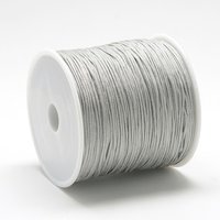 Fil en nylon cordon de nouage chinois gris clair 0.4mm 174.98 verges