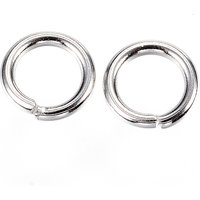 304 Stainless Steel Tarnish Resistant Open Jump Rings 8x1.3mm — Jewelry Findings
