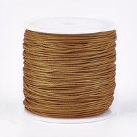 Fil de nylon pour la fabrication de bijoux tissés sur mesure, Sienna, 0.8mm