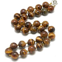 Collier en perles de tigre naturel avec fermoir en alliage — Collier pendentif