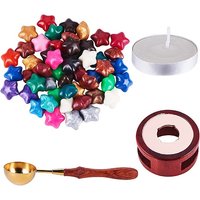 Perles de Cire, Étoile, Sans Trou, Outils de Scellement de Cire, 50pcs — Outils de création de bijoux