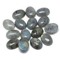 Cabochons de Labradorite Naturelle, Ovale, 14x10x5.5mm