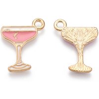 Pendentif en alliage en or léger et rose, sans cadmium ni plomb