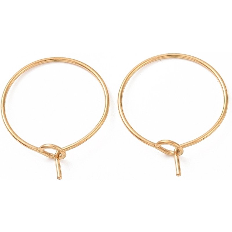 Trouvailles de Boucles d'Oreilles en Acier Inoxydable Chirurgical 316L — Accessoires pour bijoux