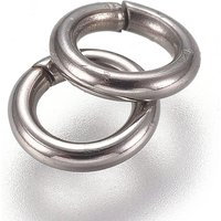 304 Stainless Steel Soldered Jump Rings, Tarnish Resistant, 18 Gauge — Jewelry Findings