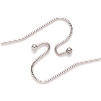 Crochets de Boucles d'Oreilles en Acier Inoxydable 304, 11x21mm — Accessoires pour bijoux