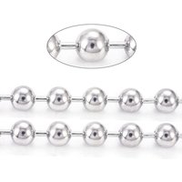 Chaînes à billes en acier inoxydable 304 avec bobine, 6mm, 32.8 pieds — Chaînes, fils et cordons