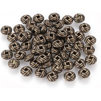 Perles Intercalaires en Alliage de Zinc, Ronde Plate, Bronze Antique, 6x3.2mm