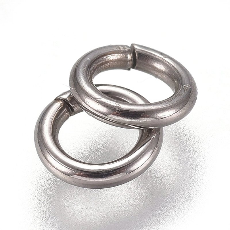 Anneaux Soudés en Acier Inoxydable 304, Résistants au ternissement, 18 Gauge — Accessoires pour bijoux