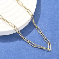Collier en chaîne en acier inoxydable 304 avec fermoir à homard — Collier pendentif