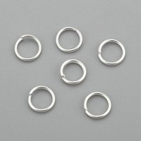 304 Stainless Steel Open Jump Rings, Silver, 5x0.6mm — Jewelry Findings