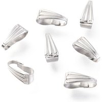 Bails à snap en acier inoxydable 304, non ternissable, 8.5x3.5x4mm — Accessoires pour bijoux
