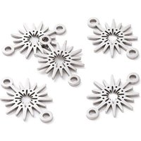 201 Stainless Steel Star Links/Connectors, Tarnish Resistant