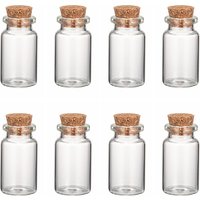 Bocaux en Verre avec Bouchon en Liège pour Perles et Cadeaux
