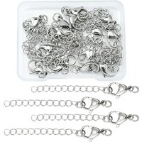 15 Pcs 304 Stainless Steel Chain Extender and End Chains — Jewelry Findings