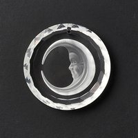 Pendants en verre transparent pour lustre avec lune, 45x10.5mm — Breloques et pendentifs
