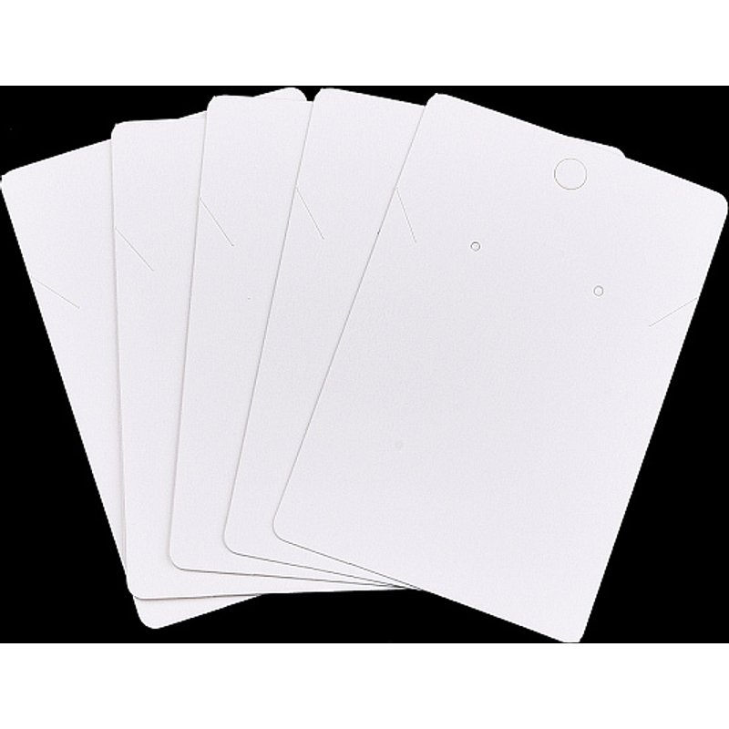 Rectangle Earring Display Cards with Hanging Hole for Jewelry Storage — Jewelry Display & Storage