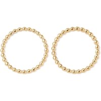 Anneau de Liaison en Acier Inoxydable 304, Plaqué Or 18K