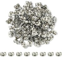 Écrous d'oreille en acier inoxydable 304 pour boucles d'oreilles à clou — Accessoires pour bijoux