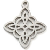 Non-Tarnish 304 Stainless Steel Witch Knot Charm Pendant