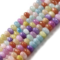 Fils de perles naturelles en coquillage d'eau douce, couleurs mélangées, 5x3mm — Perles à bijoux