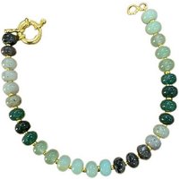 Bracelet Élastique en Perles de Gemmes Naturelles pour Femmes, 7-7/8 pouces — Bracelet Femme