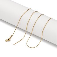 Collier Chaîne Boston en Acier Inoxydable 304 Ion Plaing(IP) pour Femmes